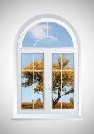 Фреска Окно с видом на дерево