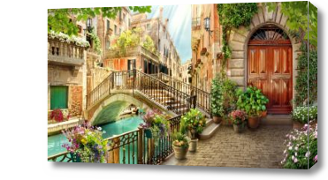 Картина улица в Венеции